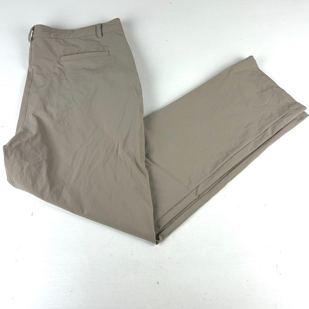 Teren Designs Pants Men 38X30 Beige Chino Outdoor Performance Tech Magnet Hiking